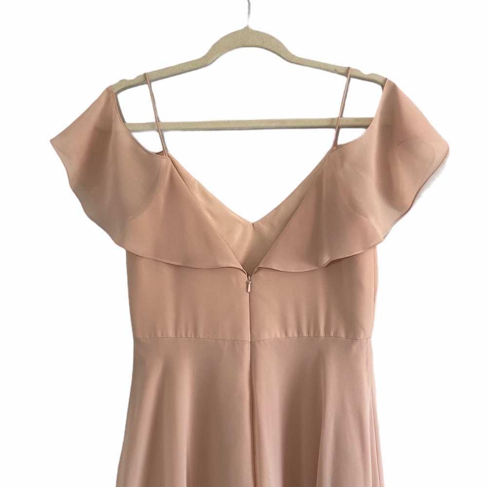 Jenny Yoo Collection Mila Dress Desert Rose Size 6 - Picture 12 of 14